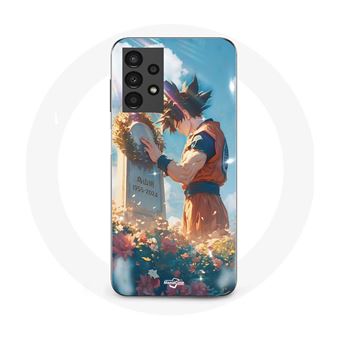 Capa Maniacase para Samsung Galaxy A13 4G Akira Toriyama Son Goku Tomb - 1