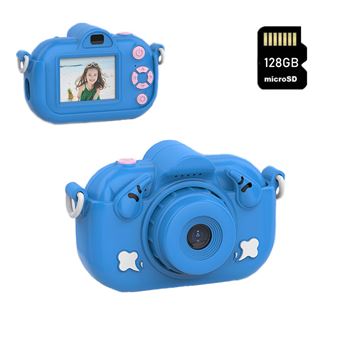 Câmara Compacta Digital SZSMART DC501 | 2,0 " | 1080P | HD | IPS Display + cartão SD de 128GB | Azul - 1