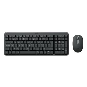 Teclado Wireless + Rato Logitech MK250 Compact Bluetooth Wireless Combo | Idioma: Italiano | Grafite - 1
