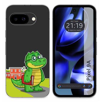Capa de Silicone Transparente Tumundosmartphone para Google Pixel 9a 5G | Design Coco Drawings - 1