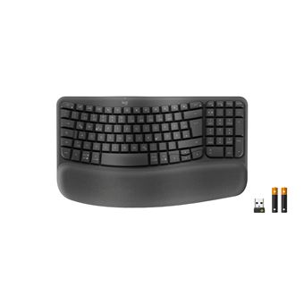 Teclado Wireless Logitech 920-012327 | Idioma: Alemão | Grafite - 1