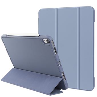 Capa de Microfibra + Silicone com Suporte triplo Azul Magunivers para iPad Air (2020) - 1
