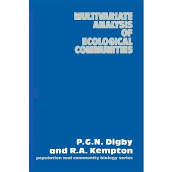 Multivariate Analysis of Ecological Communities - Paperback - 1987 - 1
