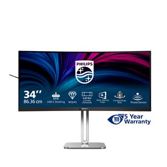 Monitor Philips 34B2U5600C/23 | LCD | 4 ms | 120 Hz | 34&quot; | F - 1