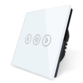 Interruptor e Regulador Wifi Ennio-portugal ECL-REG-WIFI.Q + Espelho Branco - 1