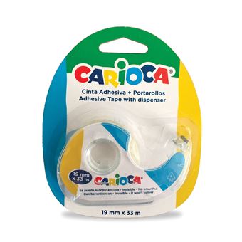 Fita Adesiva Carioca com Desenrolador 42885 | 19mmx33m - Transparente - 1
