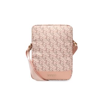 Bolsa a Tiracolo Guess de 10'' Modelo G Cube | Rosa - 1