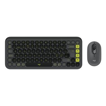 Teclado Wireless + Rato Logitech 920-013266 | Idioma: Nórdico | Grafite - 1