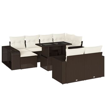 Conjunto de Mobiliário de Exterior VidaXL 3274586 - 1