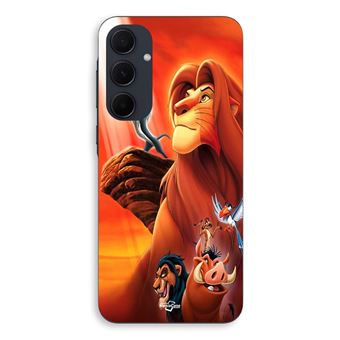 Capa Maniacase para Samsung Galaxy A35 | O Rei Leão filme Disney Simba Nala Mufasa - 1