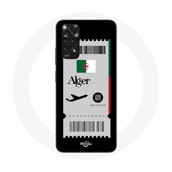 Capa Maniacase para Xiaomiredmi Note 11 4G Bilhete de Avião Argélia - 1