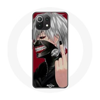 Capa Maniacase para Xiaomimi 11 Lite Tokyo Ghoul Kaneki Ken Máscara Anime dedo - 1