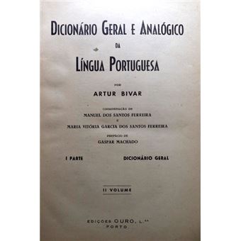 Dicionário geral e analógico da língua portuguesa. - 1