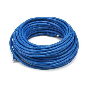 cabo de rede Monoprice 50ft. Cat6 UTP  15,24 m U/UTP (UTP) Azul - 1