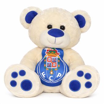 Peluche Urso com Almofada FC Porto PTO0914 | 30cm | Branco + Azul - 1