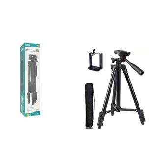 Tripé Universal SANDA SD-3645 para Câmara/Telémovel de 110CM | Preto - 1
