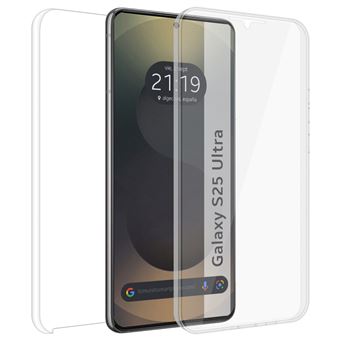Capa TUMUNDOSMARTPHONE transparente dupla PC + TPU corpo inteiro 360 para Samsung Galaxy S25 Ultra 5G - 1