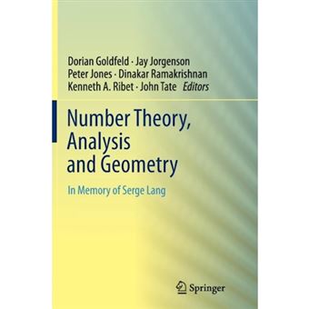 Number Theory, Analysis and Geometry - In Memory of Serge Lang - Paperback - 2014 - 1
