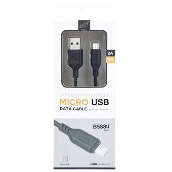 Cabo De Dados USB 2.0 M para Micro USB M Sky Blue B5884 | 1 m - Preto - 1