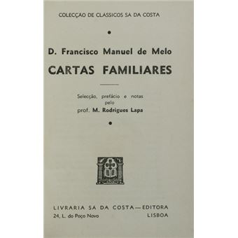 Cartas familiares. [2 obras] - 1