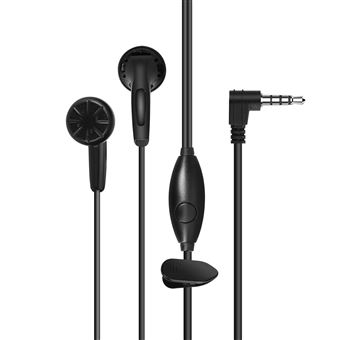 Auriculares com fio Doro | Originais com tomada 3,5 mm | Preto - 1