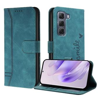 Capa GANGXUN para Infinix Hot 60 Pro Plus | Alça de Mão | Pele PU | Compartimentos para Cartões | Fecho Magnético | Verde - 1