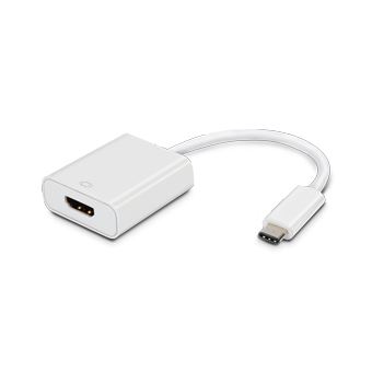 Cabo de interface/adaptador de género Atlantis Land A04-GEN249 cable gender changer USB Type-C HDMI Branco - 1