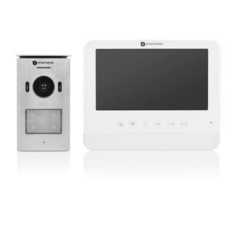 Intercomunicador Vídeo Smartwares DIC-22212 | Alumínio, Branco - 1