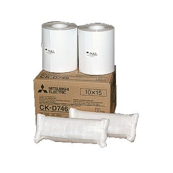 Papel Fotográfico Mitsubishi Electric CK-D746 | Branco - 1