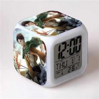 Despertador Infantil HSMY | LED | Multifuncional Colorido | Attack on Titan 30 - 1