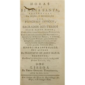 Horas da semana santa, [11.ª edição] - 1