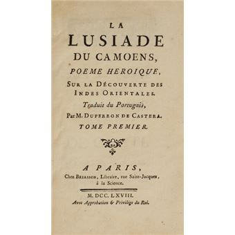 La lusiade du camoens, [2.ª edição francesa] - 1