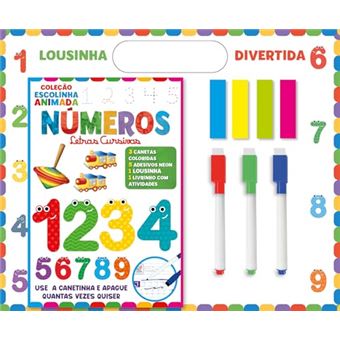 Coleção Escolinha Animada - Números - 1