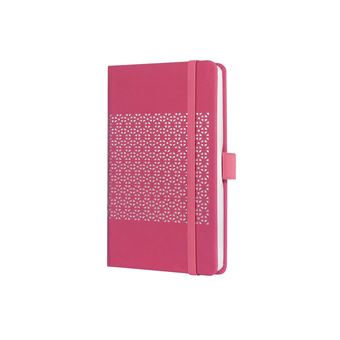 Caderno e bloco de notas sigel jn206 rosa a6 174 folhas - 1