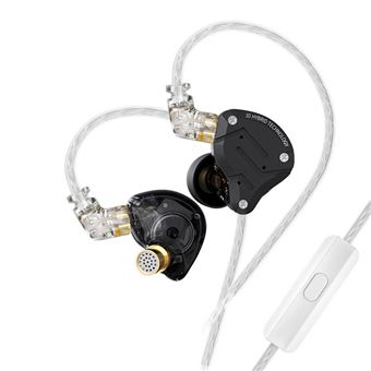 Auriculares Curvos SZSMART KZ-ZS10 PRO HIFI com Microfone | preto 01 | In ear | sensibilidade 111db - 1