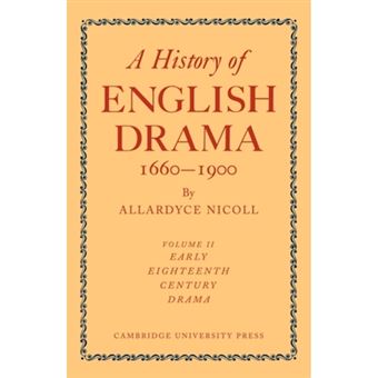 History of English Drama, 1660-1900 - Paperback - 2009 - 1