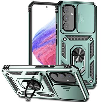 Capa de Proteção Militar Magnética Nanlin com Janela Deslizante para Samsung Galaxy A23 | 5G - Verde - 1