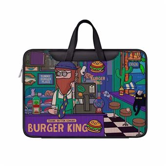 Sleeve Protetora Sunny Holiday Homem do hambúrguer Multicolor 15.6 inch - 1