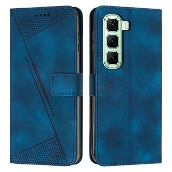 Capa FOXDOCK para Infinix Hot 60 Pro Plus | Pele | Flip | 3 Compartimentos para Cartões | Azul - 1