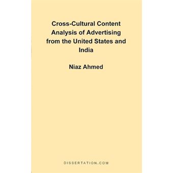 Cross-Cultural Content Analysis of Advertising from the United States and India - Paperback / softback - 2000 - 1