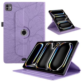Capa Flip FOXDOCK para iPad Pro 13 (2024) | Rotação de 360° | Suporte Vertical | Roxo - 1