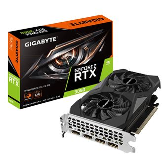 Placa de Vídeo GIGABYTE GeForce RTX 3050 WINDFORCE OC V2 6G | Prateado - 1