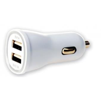 Techly USB - Auto 5V/1A/2.1A Automático Branco - 1
