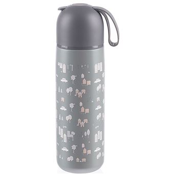 Garrafa Térmica com Suporte de Silicone Zopa City | 400 ml - 1