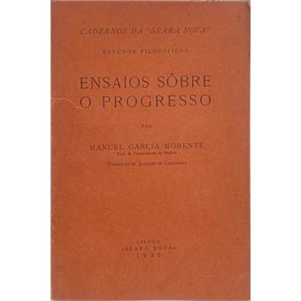 Ensaios sôbre o progresso. - 1