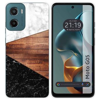Capa de Silicone Tumundosmartphone para Motorola Moto G05 / E15 | Design de mármore e 11 desenhos - 1