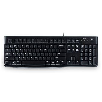 Teclado com Fios Logitech Keyboard K120 for Business | Idioma: Italiano | Preto - 1