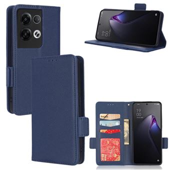 Capa FOXDOCK para OPPO Reno 8 Pro | Prova de Choque | Magnética| TPU | Suporte para Cartão | Azul - 1