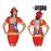 Camisola para adultos Th3 Party 6667 Bombeira M/L_0