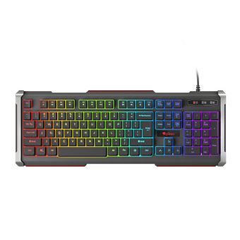 Teclado Gaming com Fios GENESIS RHOD 400 RGB | Idioma: Inglês US | Preto - 1